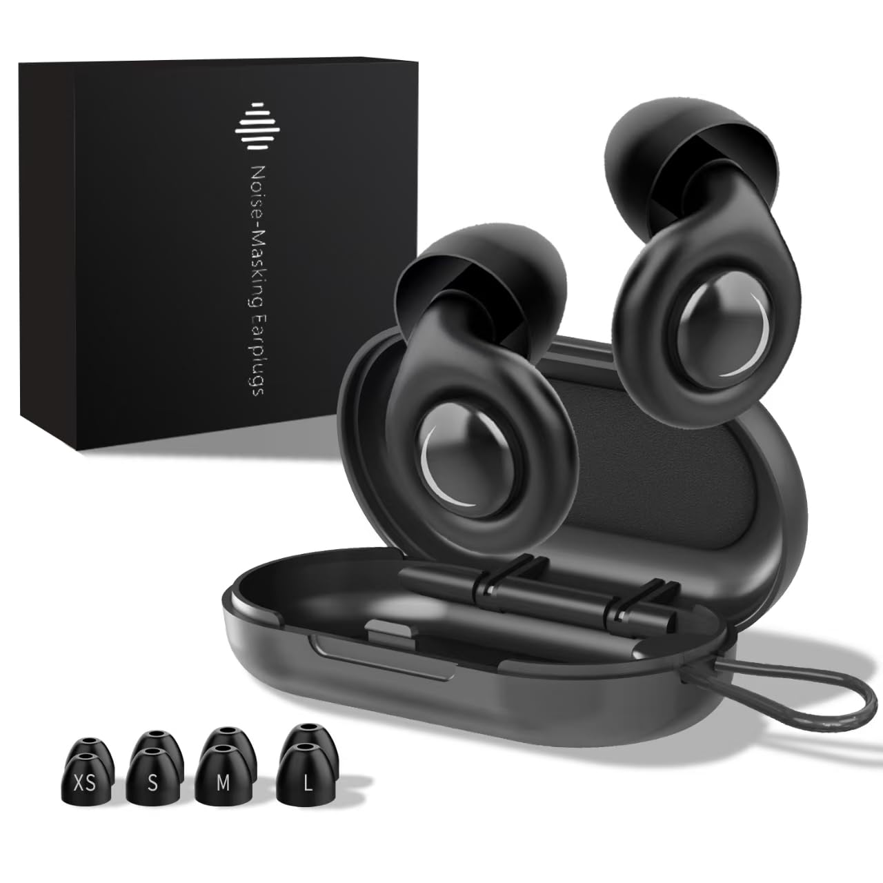 Ear Plugs for Sleep, Noise Cancelling 35dB Soft and Reusable Silicone Earplugs with Noise ...