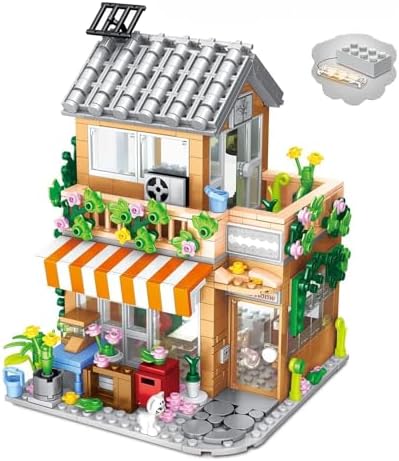 SKY LINE OCEAN Vintage Beach Building Blocks Set Led Light House Kit Gift On Birthday, Children's Day, Or Special Occasion for Boys and Girls 5 Year Structural Warranty with 730+ Pcs