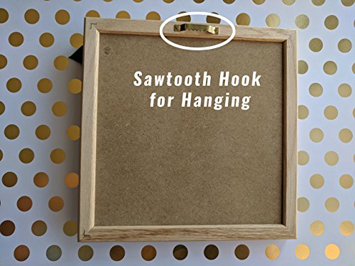Pink Felt Letter Board 10X10 Inches – Changeable Message Board Includes Pink Felt Flower, 335 White Letters & Emojis, 126 Shiny Gold Letters & Emojis, Wall Hanging Hook, Oak Frame, & Canvas Bag #TOP1