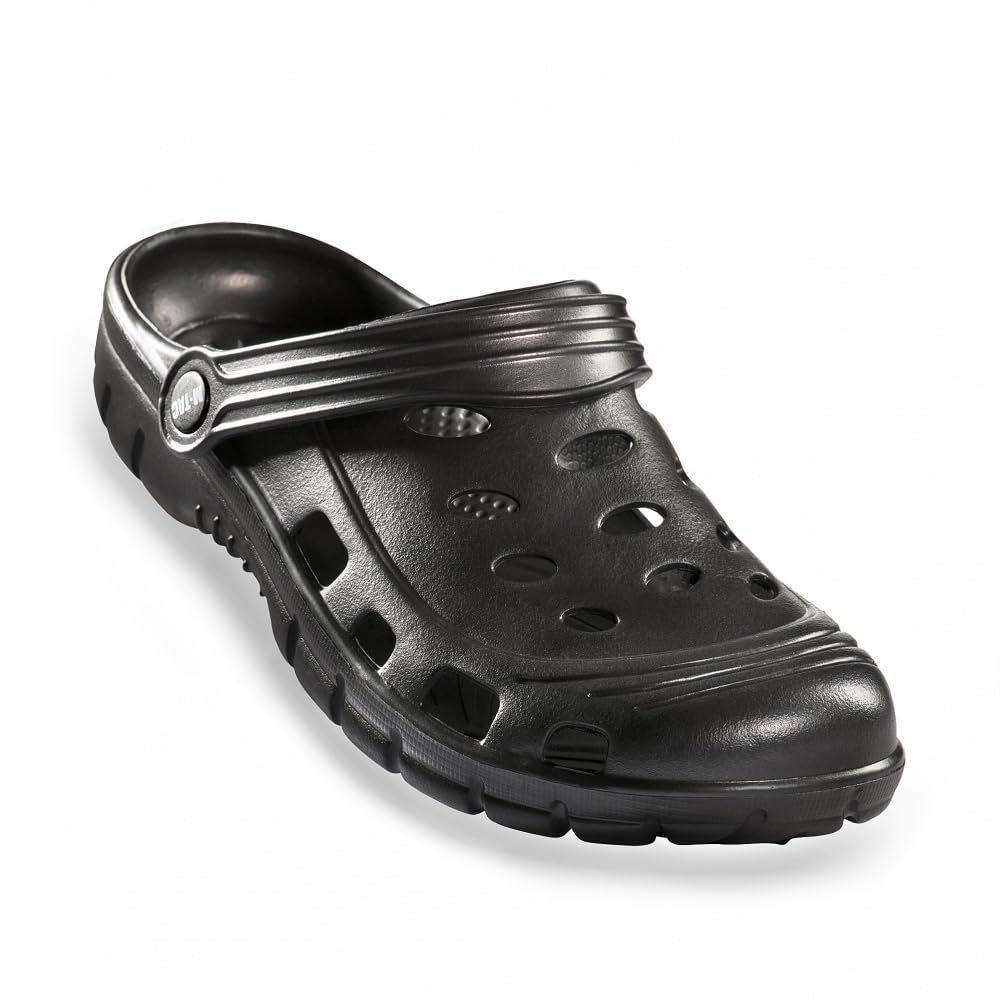 M-Tac Hausschuhe EVA Clogs Hausschuhe Gartenschuhe (Black, Unijne rozmiary obuwia, Dla dorosłych, Dla meżczyzn, Tabela rozmiarów, Średnia, 46)