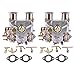 GELUOXI 2Pack Carburetor 19550.174 Replacement for Weber 40 DCOE 40mm Twin Choke Carb, Replacement for 1975-1992 VW water-cooled 8V Engines 1.5, 1.6, 1.7, 1.8, 4 cyl,6 Cyl or V8