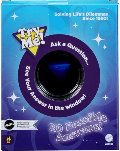 Mattel Games Magic 8 Ball Toys and Games, Original Fortune Teller Ball, Ask a Question and Turn Over For Answer - 5