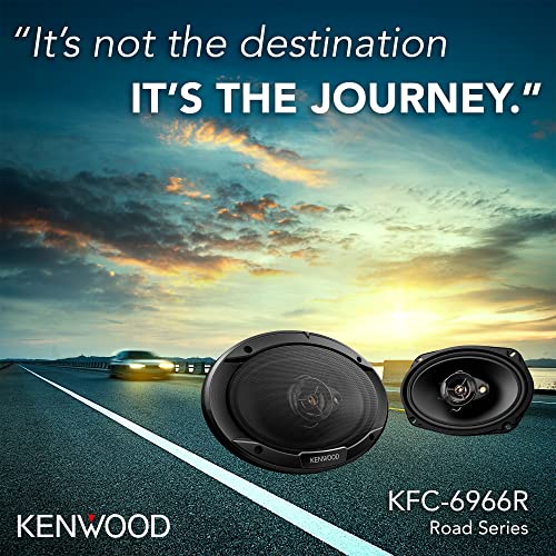 Kenwood KFC-6966R Road Series Car Speakers (Pair) - 6"x9" 3-Way Car Coaxial Speakers, 400W, 4-Ohm Impedance, Polypropylene Woofer - Electro-Dynamic Tweeter, Heavy Duty Magnet Design - Image 5