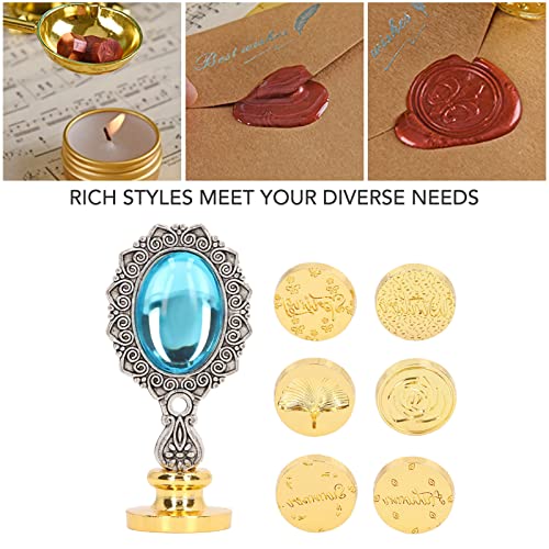 Conjunto de Selo de Cera, Selo de Cera Resistente à Corrosão, Liga Durável para Letras