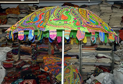 Garden Patio Parasol Umbrellas Beach Umbrella Decorative Umbrellas For Bridal Shower Outside Umbrella For Garden Wedding Party Umbrellas 82", Multi Color Peacock, Youth Large / 11-13 #TOP2