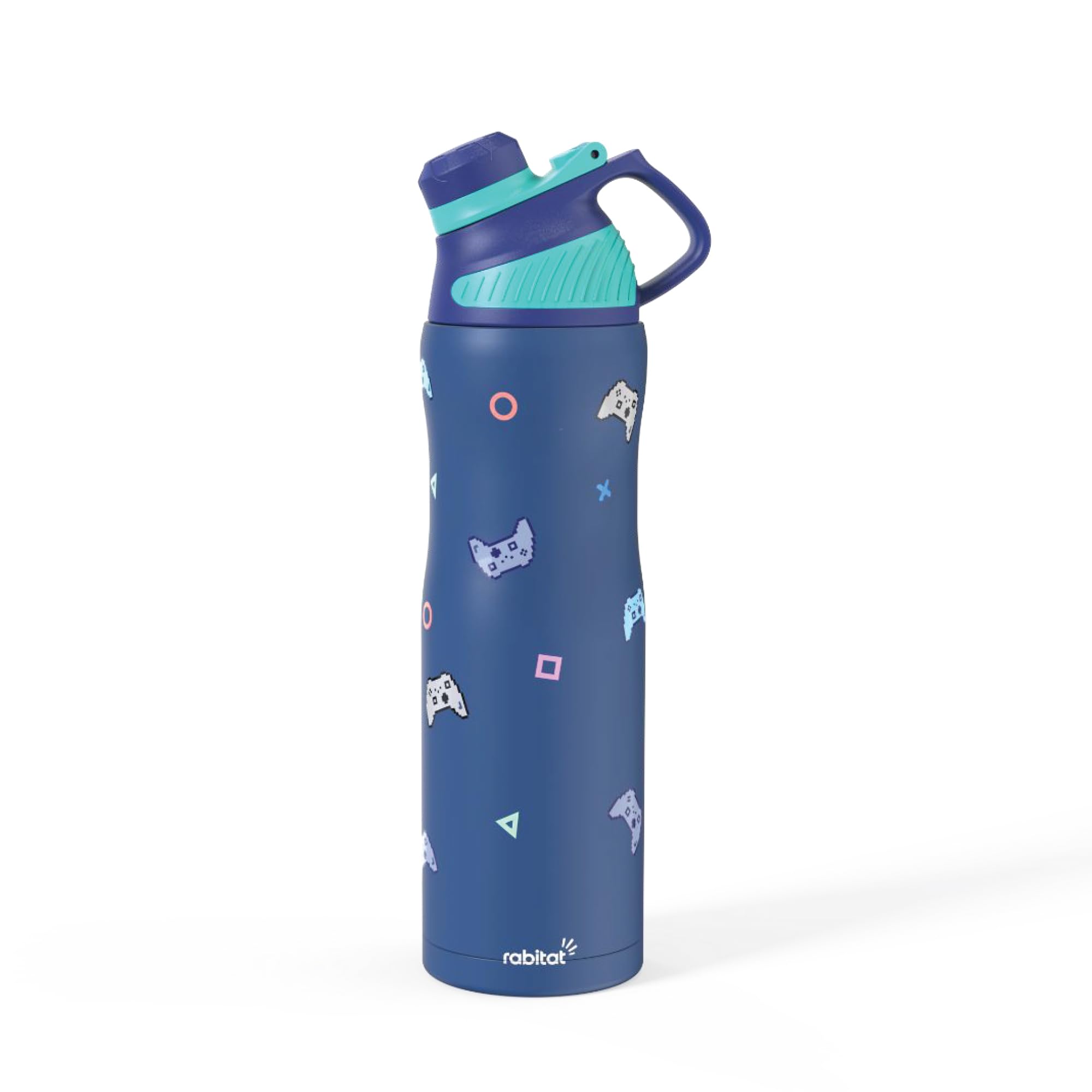 Rabitat ZYLO Max Insulated Water Bottle for School Kids 750ml | Steel Water Bottle for Kids | Kids Water Bottle | 2 Year Brand Warranty | Hot & Cold Upto 24 Hours | School, Gym, Outdoor GameOn