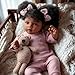 BABESIDE Lifelike Reborn Baby Dolls Black Girl- 20 Inch Soft Body Realistic-Newborn Handmade Real Life Baby Dolls with Clothes and Toy Gift for Kids Age 3+