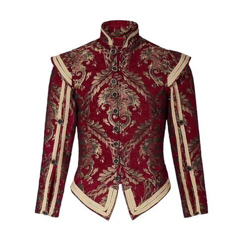 Costume élisabéthain Tudor veste manteau pour homme style prince noble