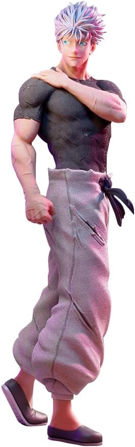 JJK Figure Statue 1/7 Scale Anime Action Figure Model Sculpture, Battle Damage Version Collectible Desktop Decoration Gifts