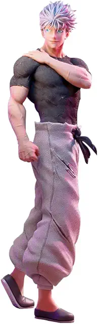 Figurita de Anime Gojo Satoru JJK 17 cm Edición Daño Batalla PVC