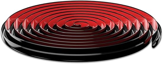 Lhnjimrsy RV Caravan Roof Rainwater Gutter PVC Water Channel Easy Install Motorhome Roof Drainage System for Camping Vehicle Black