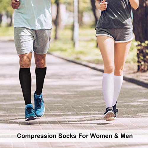 Image of Athbavib 3 Pairs Open Toe Compression Socks for Men Women Toeless Compression Socks