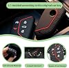 Funda de Silicona para Llavero VW Atlas ID.4 ID.3 Golf 8 (Negro D) | Compatible con VW GTI Tiguan 2020-2026 Llavero Inteligente de 4/5 Botones. Silicona. Para Grupo VW Cupra Seat. No Bloquea Señal. Incluye Cadena. 6