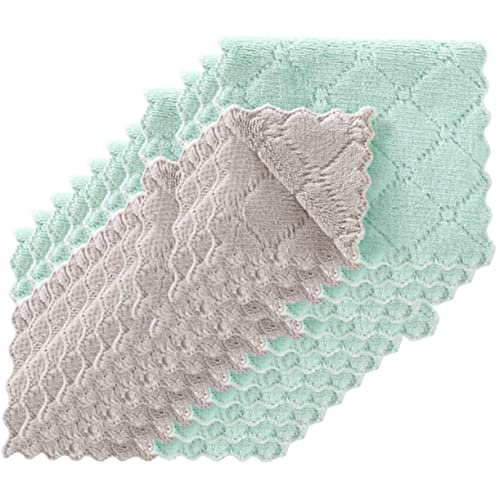 CALLARON 1 Juego Tela De Lavavajillas Absorbente Redondo Limpieza Microfibra Trapo Paños De Cocina Artículos para El Hogar Paños Multifunción Telas para Platos Limpios Poliéster 20 Piezas