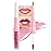 evpct Warm Pink Metallic Glitter Lip Liner and Lipstick Combo Lip Gloss Stain Set Makeup for Women Long Lasting Waterproof 24, Baby Pink Metallic Shimmer Frosted Iridescent Glossy Liquid Lipstick 12