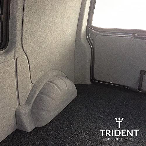Trident Distributions 4 Way Super Stretch Lining Carpet for Camper Van Motorhome Car Vehicle Interior, Conversion lining, Carpet Lining, Campervan Accessories, Glue Not Included, Anthracite, 1 x 2m