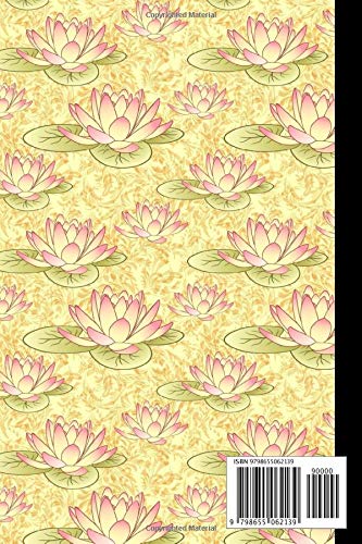 Notebook: Lotus Flowers Journal, Lotus Flowers Themed Gift For Lotus Flowers Lovers, Lotus Flowers Notebook, Size 6" x 9" - Image 2