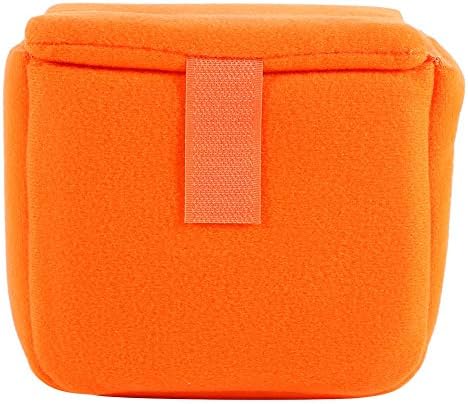 Camera Protective Bag DSLR Camera Bag Insert Pad Shockproof Protection Camera Case Equipment Accessory for Photographing (Orange)