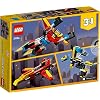 LEGO Creator 3 in 1 Super Robot Building Kit, Kids Can Build a Toy Robot or a Toy Dragon, or a Model Jet Plane, Makes a Creative Gift for Kids, Boys, Girls Age 7+ Years Old, 31124