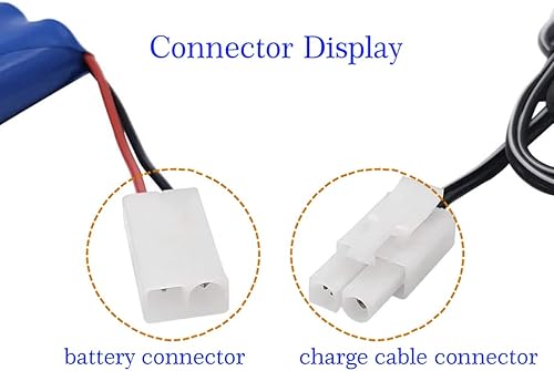 Vista 22 de Paquete de baterías de 4.8 V, 2 unidades de 1000 mAh NiMH AAA (no AA) batería recargable RC con enchufe SM para camiones, coches RC, robots, 4.8 V