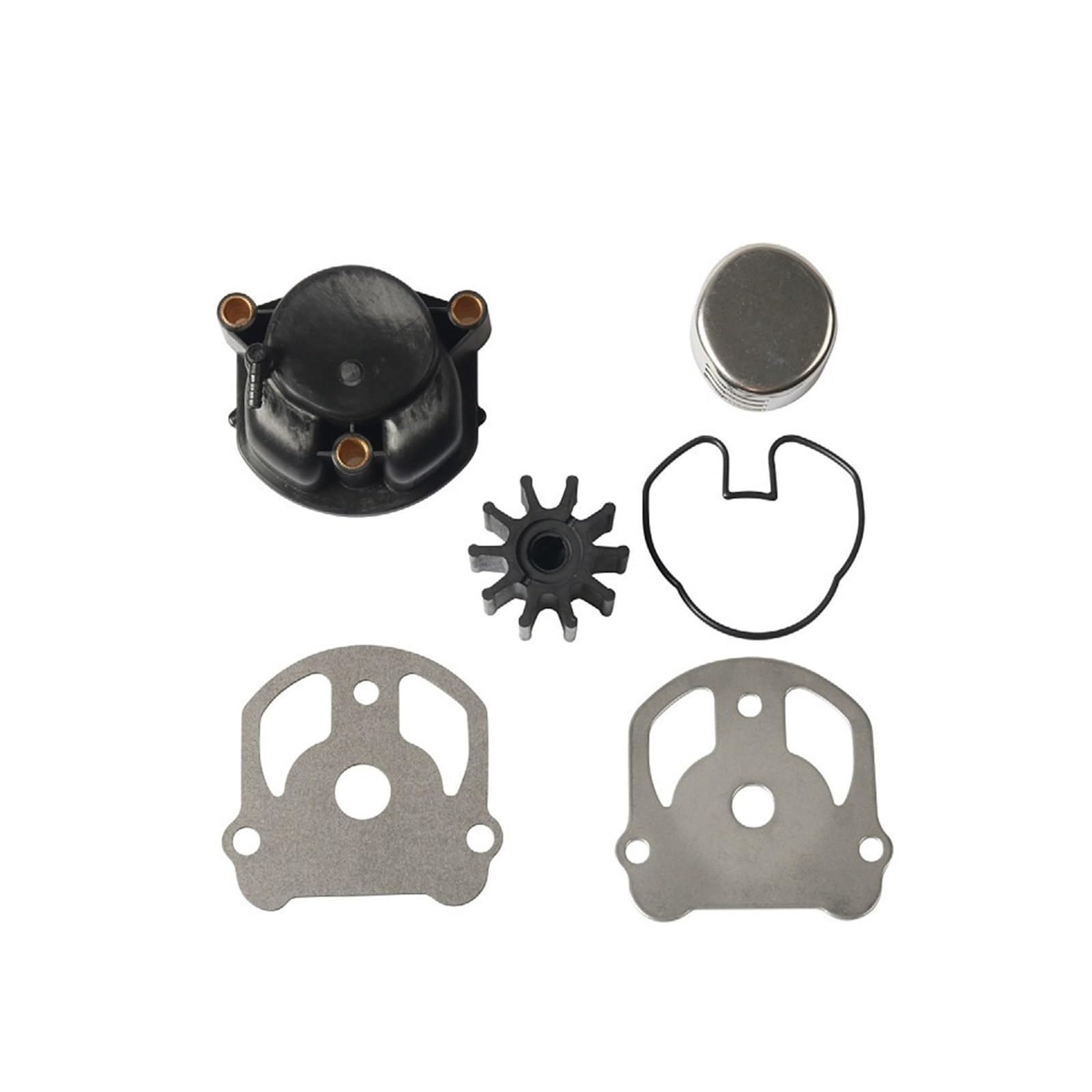 Kit de reemplazo de Impulsor de reparación de Bomba de Agua, Piezas de Motor de Barco, Kit de Impulsor de Bomba de Agua reemplaza 1986-1993 777128 983895 Accesorios para Barcos