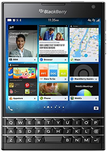【ラスト1】SIMフリー BlackBerry Passport 黒　ブラック Passport Blackberry - Smartphone desbloqueado de 4,5