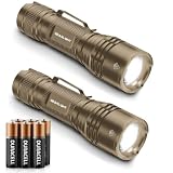 GearLight TAC LED Flashlight Pack - 2 Super Bright, Compact ...