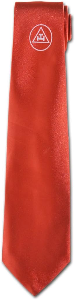 Masonic Red Royal Arch Freemason Tie