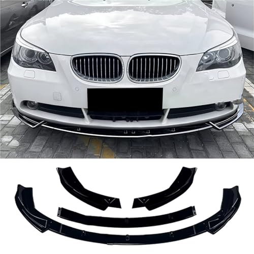 Lèvre pare-chocs avant BMW E60 E61 LCI diffuseur gloss black spoiler kit