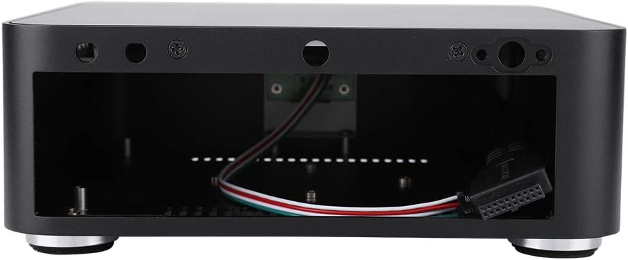 Унутраны view of the Yoidesu Mini-ITX Computer Case showing mounting points