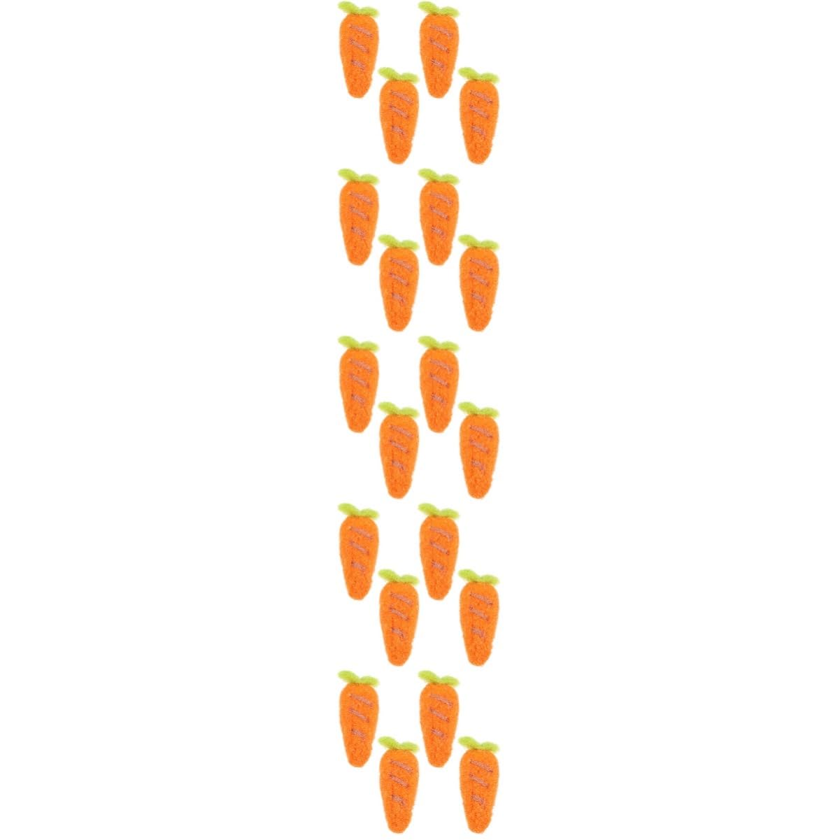 Épingle à cheveux de dessin animé à fabriquer soi-même avec mini carottes