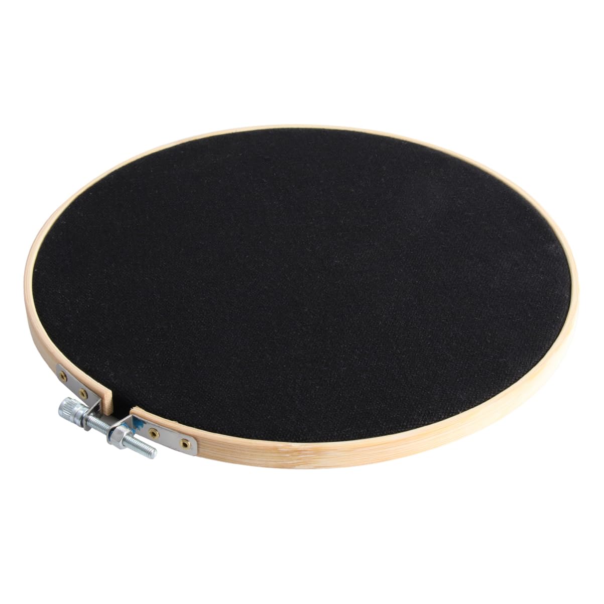 Soporte colgante de canvas negro premium para exhibición de insignias textiles