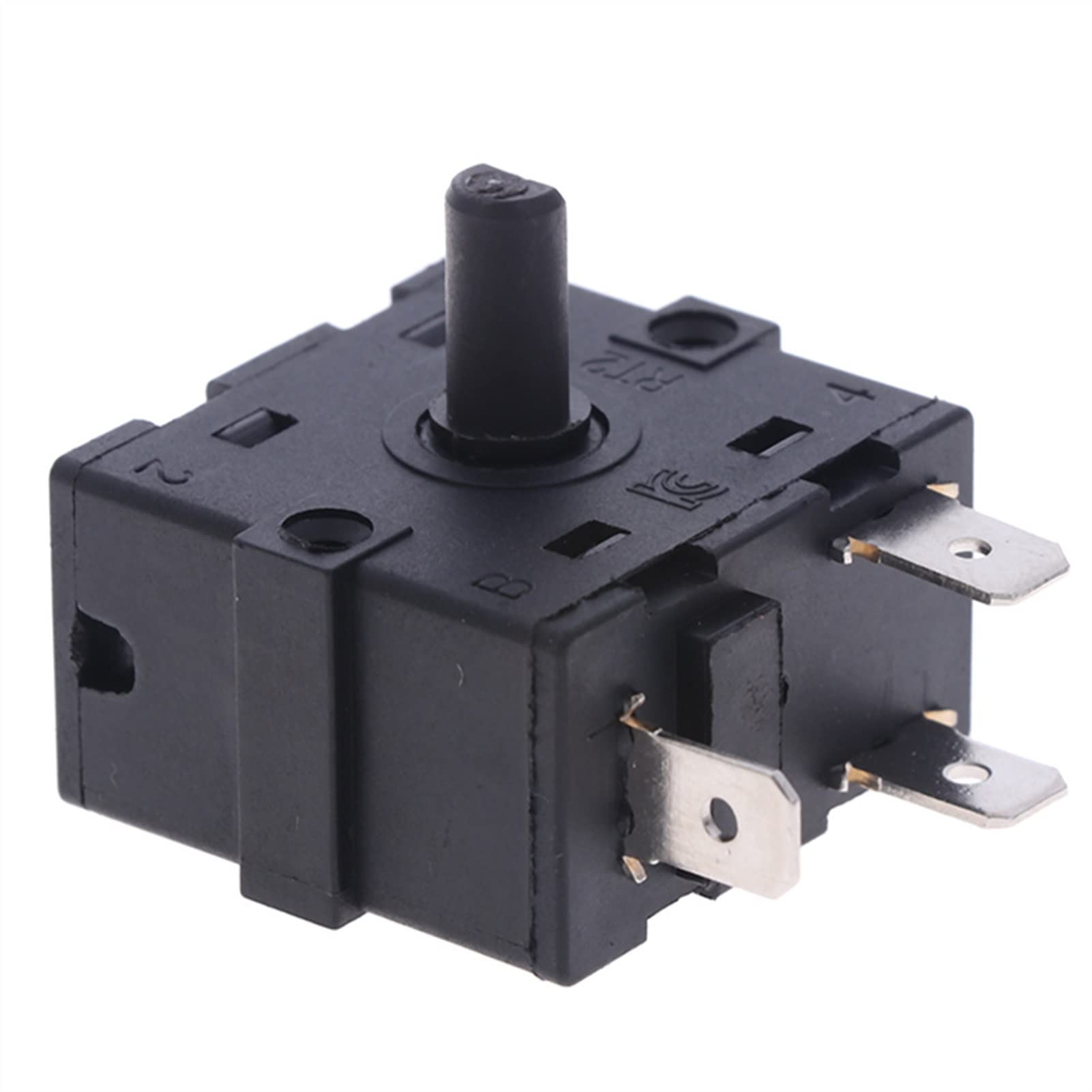 FQJYXWEWL Replacement Parts Micro Switch Electric Room Heater 3Pin 5Pin Rotary Switch Selector AC 250V 16A(5 Pin)