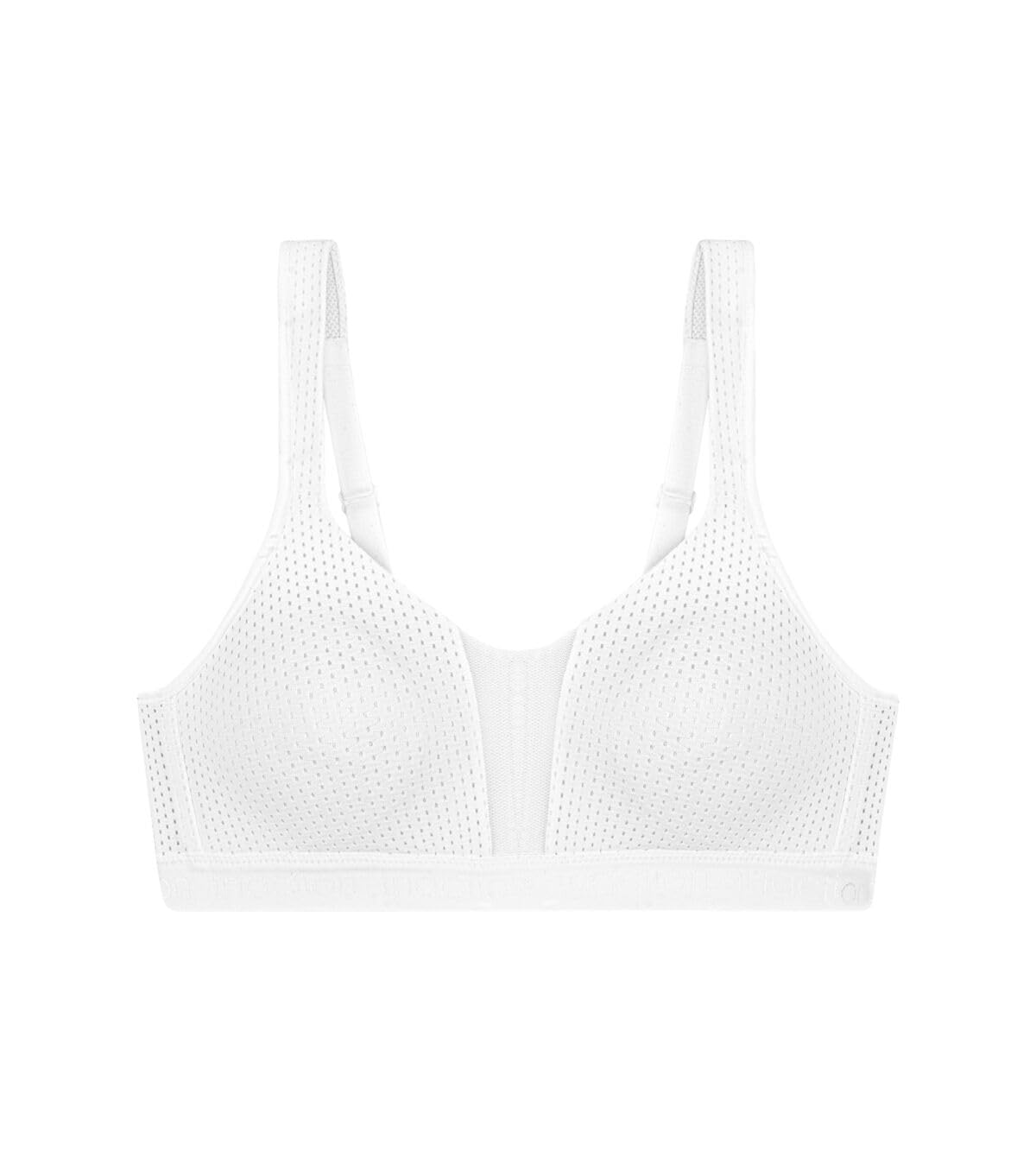 Triumph Triaction Energy Lite sportowy biustonosz bez fiszbin, biały, 85C
