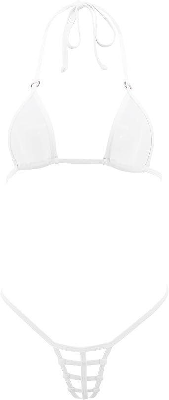 SHERRYLO Sheer Micro Bikini G String Thong Mini Bikinis Exotic Tanning Bathing Suit