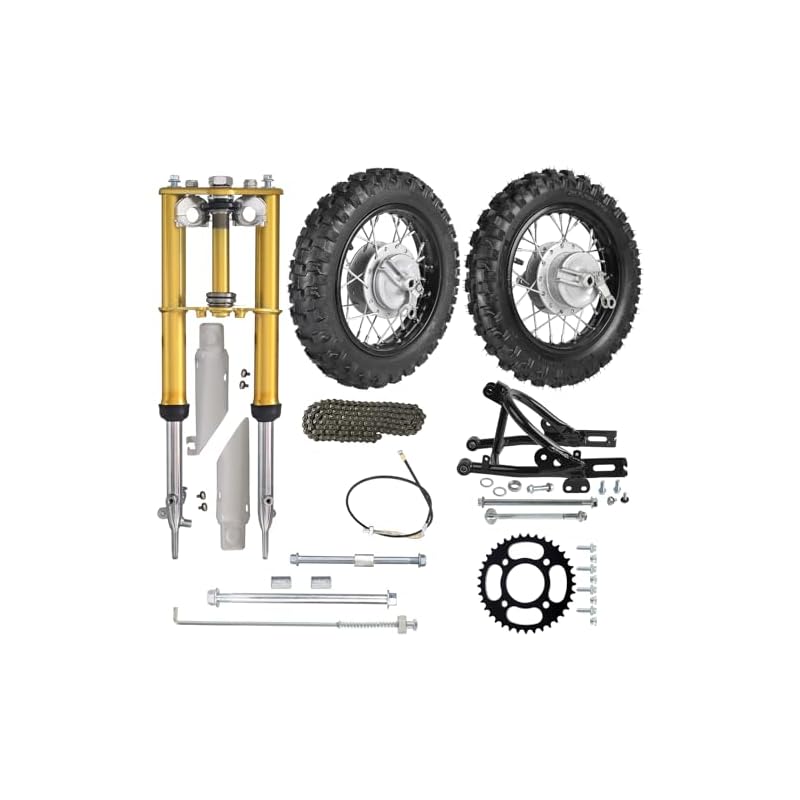 10-Front-Rear-Wheels-250-10-Tire-Rim-Front-Forks-Shock-Rear-Swing-Arm-12Mm-Axle-Drum-Brake-Kit-For-Xr50-Crf50-Ttr50-Pw50-Apollo-Ssr-50Cc-70Cc-90Cc-110Cc-Dirt-Pit-Bike-Motocross-Offroad 516meuvscll. sl500 . ss800