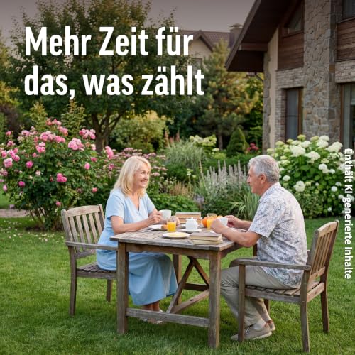 Foto von Roundup Rasen Unkrautfrei Rasendünger 9kg 450m² 2in1 100 Tage Granulat