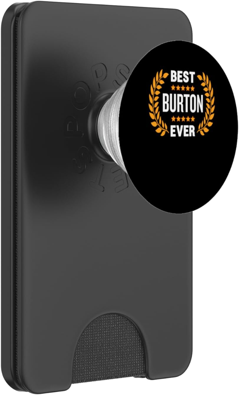 Best Burton Ever with Five Stars Name Burton PopSockets PopWallet for MagSafe