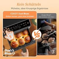 Cosori Airfryer, 11-in-1 6,4L Heißluftfritteuse, Dual Blaze Technologie – Ansicht 4