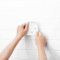 Vista 9 de OXO Tot. Papelera de juguete para baño, color verde azulado