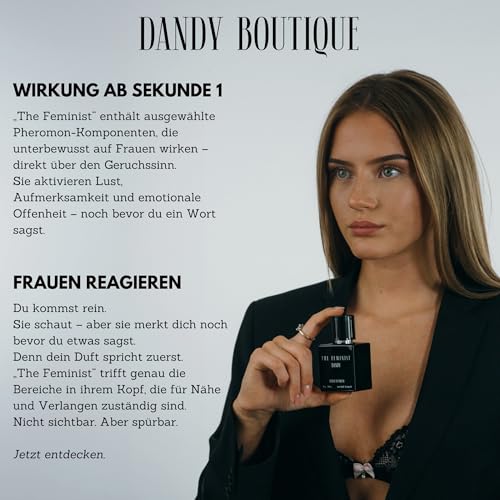 THE WOMANIZER - Premium-Parfüm für Männer 50 ml – Extrait de Parfum – Frauenmagnet, langanhaltend, exklusiv