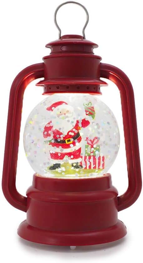 GTS Mini Buddy Snow Globe Lantern, Santa XTN531, W: 2.6 x H: 4.3 x D: 2.0 inches (6.5 x 11 x 5 cm)