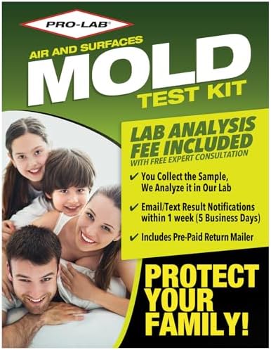 PRO-LAB DIY Mold Test Kit - 1 LAB FEE Included (3 Test Methods: A...