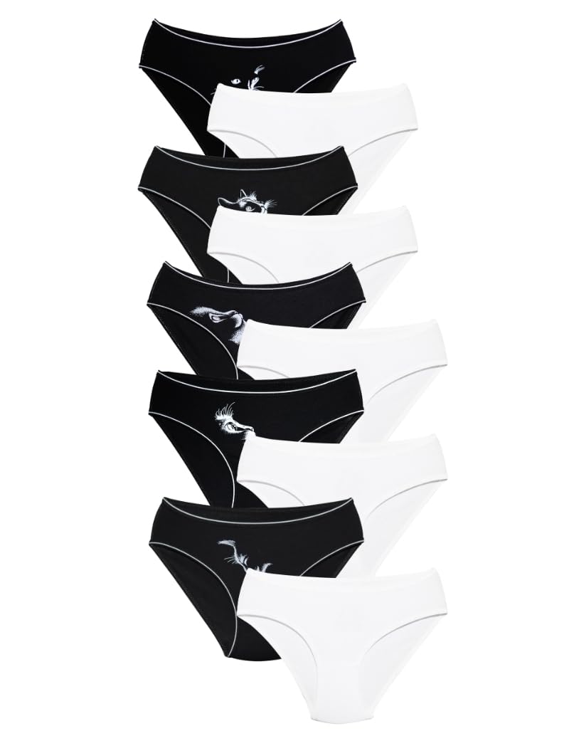 Cotton Girls Panties Comfortable Teen Girl Knickers Pack of 5 or 10