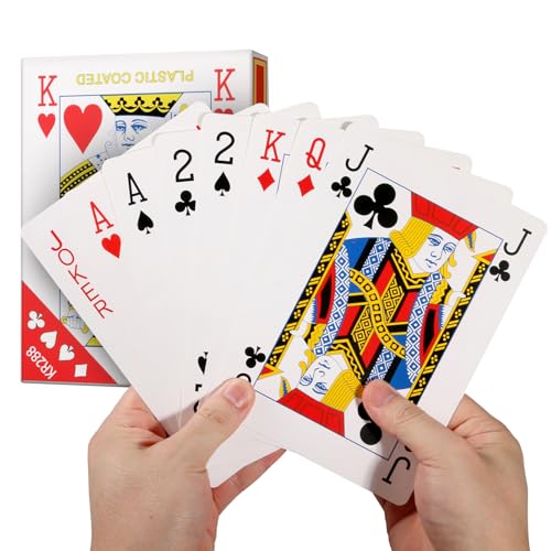 Giant Playing Cards Large Jumbo Playing cards Extra 12 * 17CM Waterproof