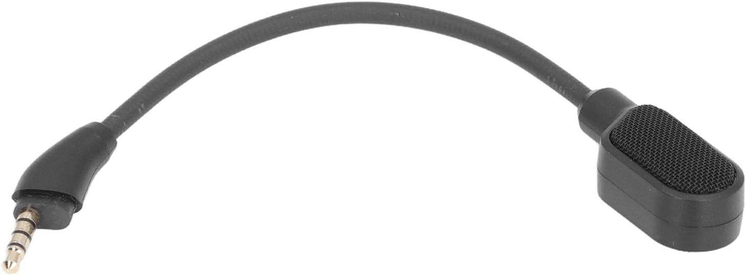 Irfora — сменный микрофон для игровой гарнитуры, сменный микрофонный кронштейн, микрофон 3,5 мм с шумоподавлением, отсоединяемый, с позолоченным разъемом и проволочным сердечником