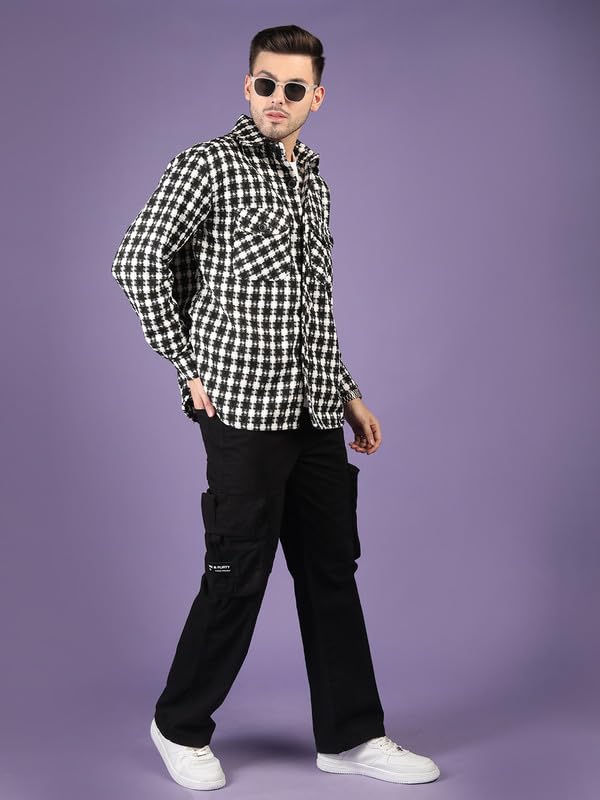 Image of CHKOKKO Men's Polyester Regular Jacket