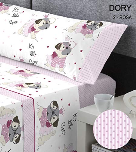 Preisvergleich Produktbild Kabely Set, Rosa, Bett 90 cm