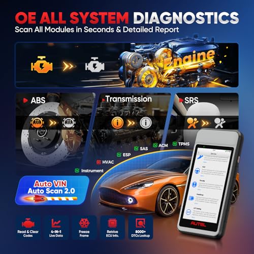 Autel MaxiDiag MD906 PRO OBD2 Scanner, 2026 MD906PRO All Sys Diagnostic Scan Tool Same as MD909 PRO, BT Lite of MK808S, CAN FD, 11 Services, 10 OBDII Test Modes, FCA, Free Update, Up of MD808Pro MD806 - Image 6
