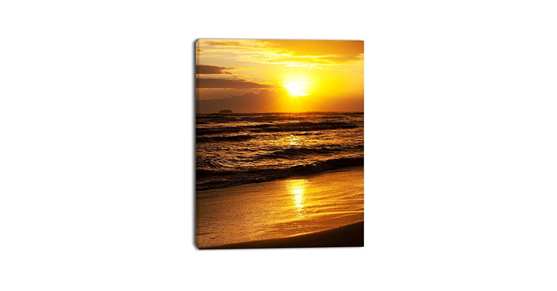 Amazon.com: Designart PT12314-12-20 Bright Yellow Sunset